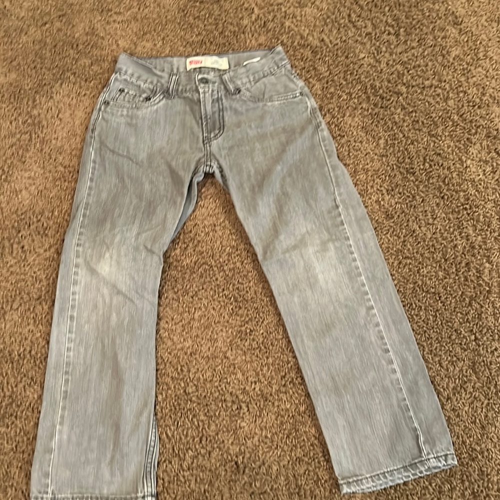 levi's grey jeans